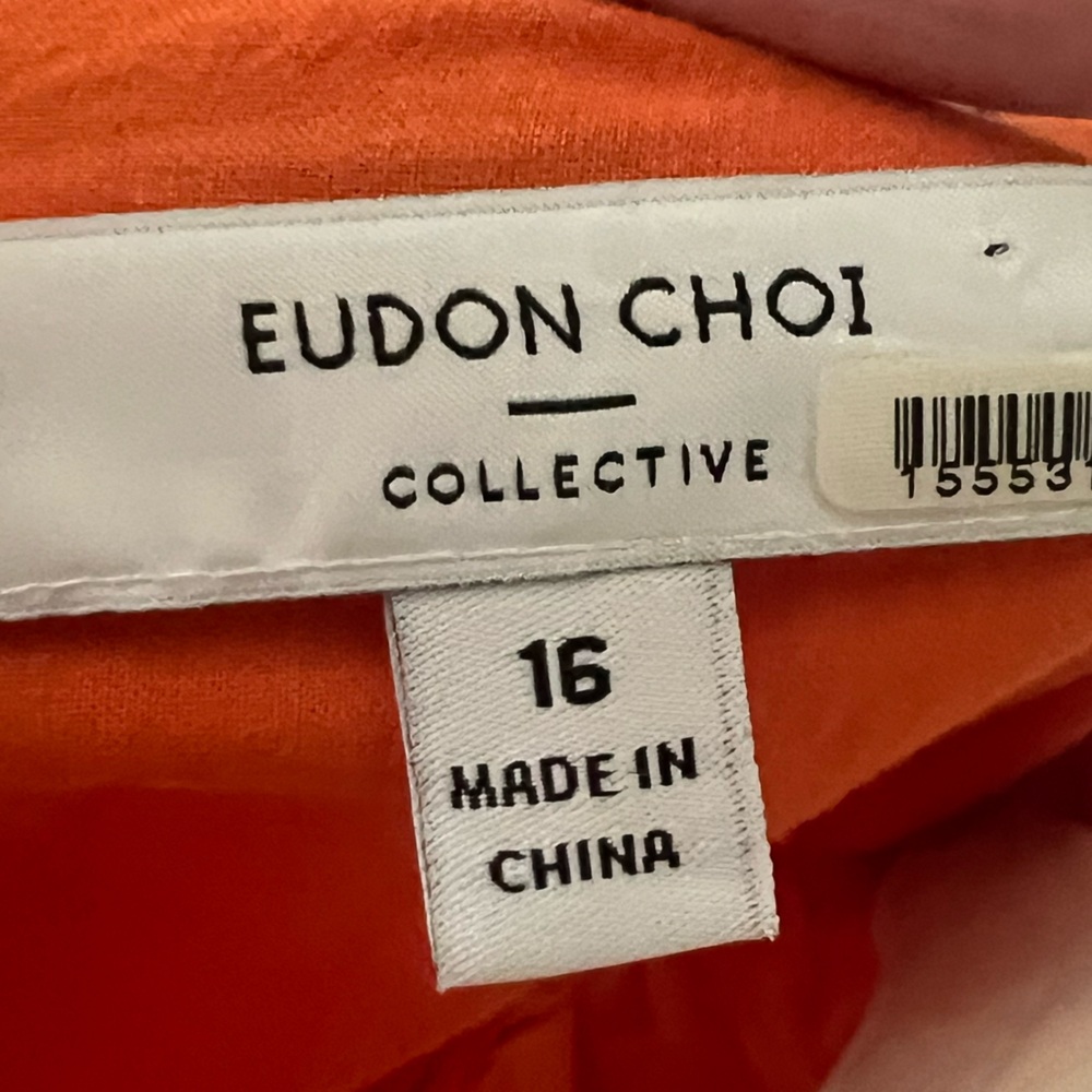 Eudon Choi Poplin Smocked Waist Dress - Picture 7 of 8